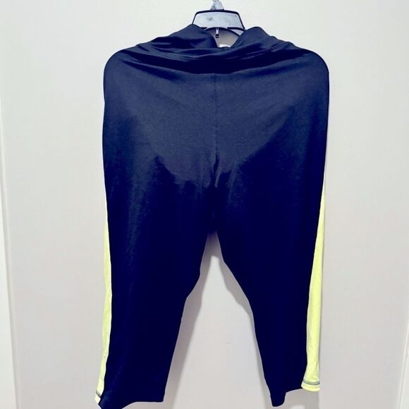 Ideology Womens Plus Size Colorblock Cropped Leggings-Womens 2X-Noir Barbell-NWT - Picture 8 of 11